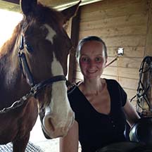 Sasha Krogager with Julia Adams